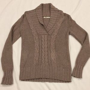 Shawl collar sweater